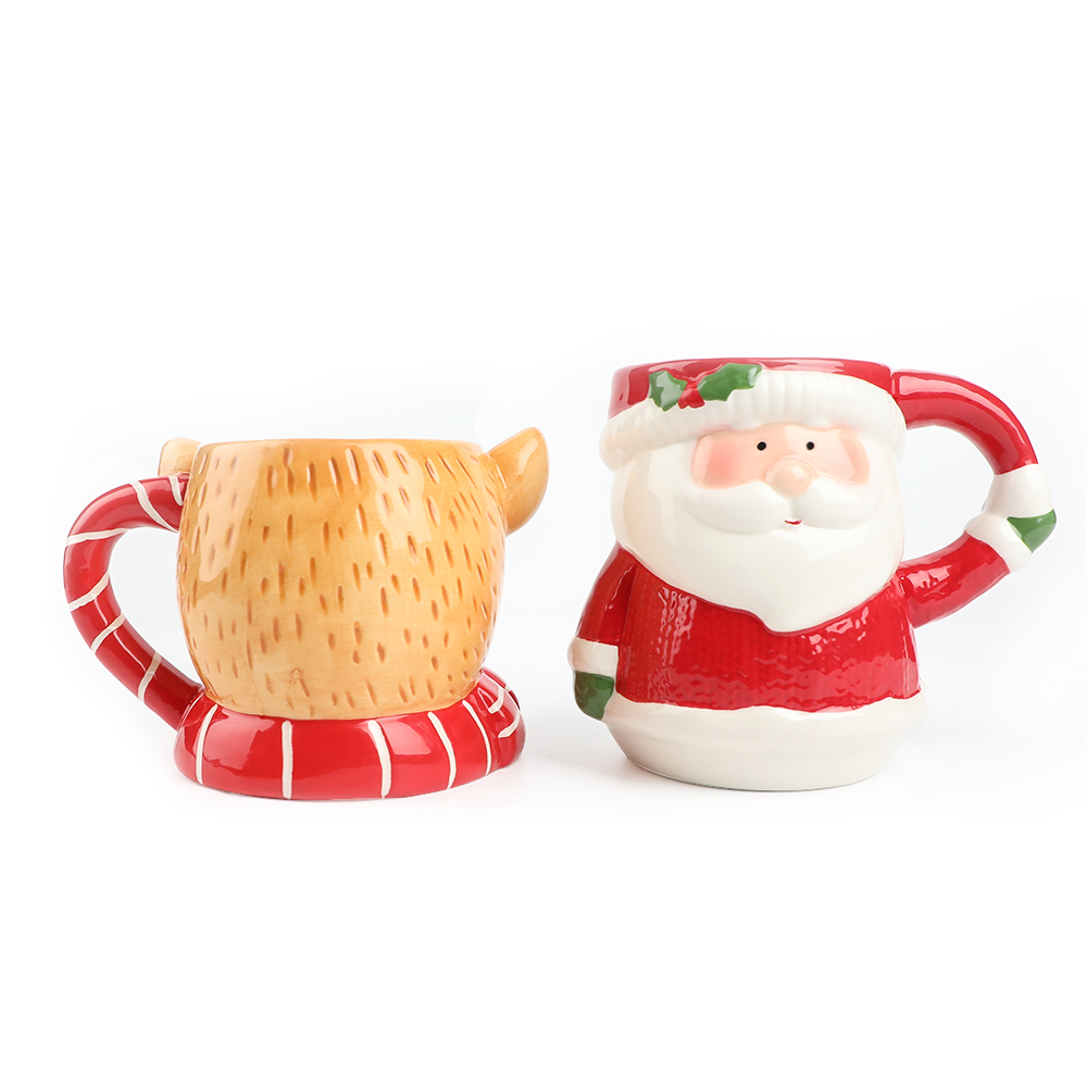 Christmas Mug Hot Sale Creative 3d Modeling Couple