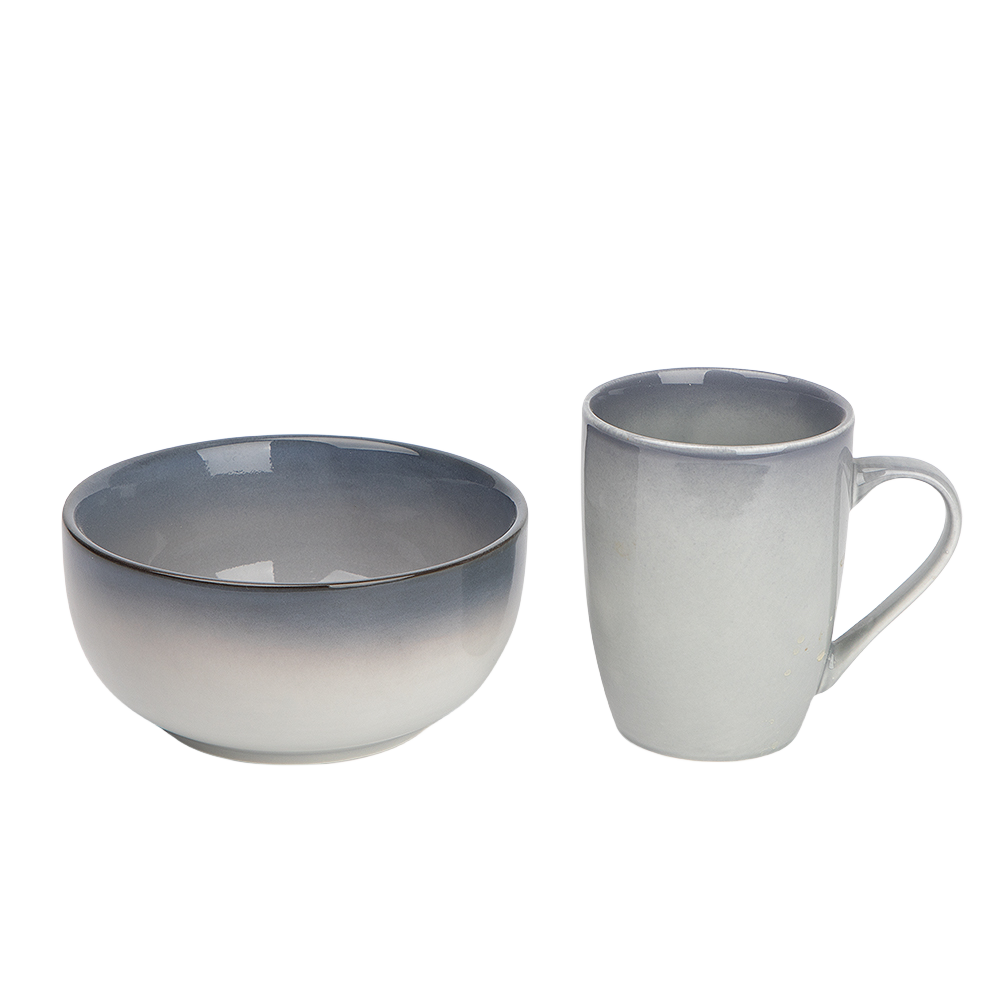 qinge Minimalist Gradient Bowl and Cup Set
