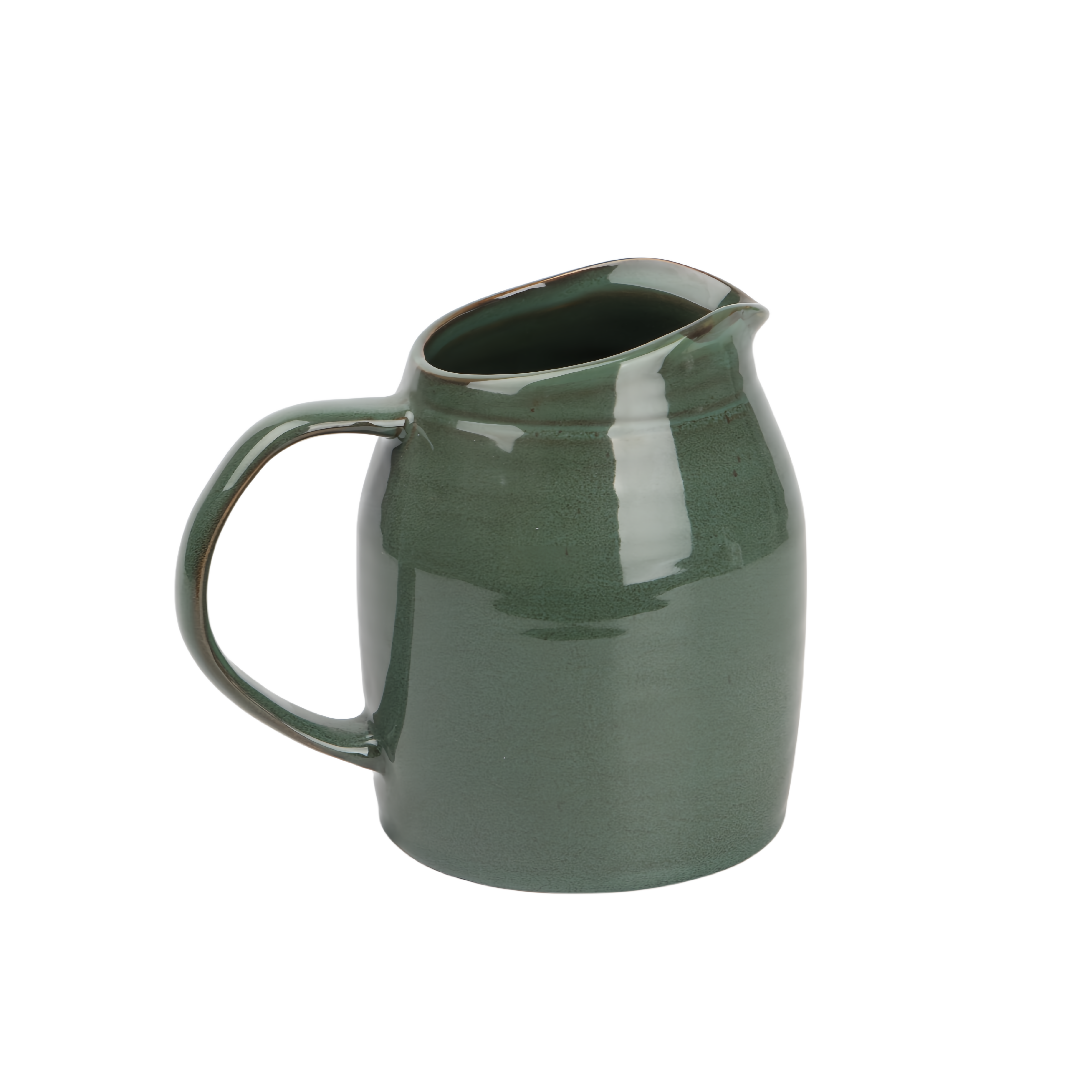 qinge Green Glossy Ceramic Soup Tureen