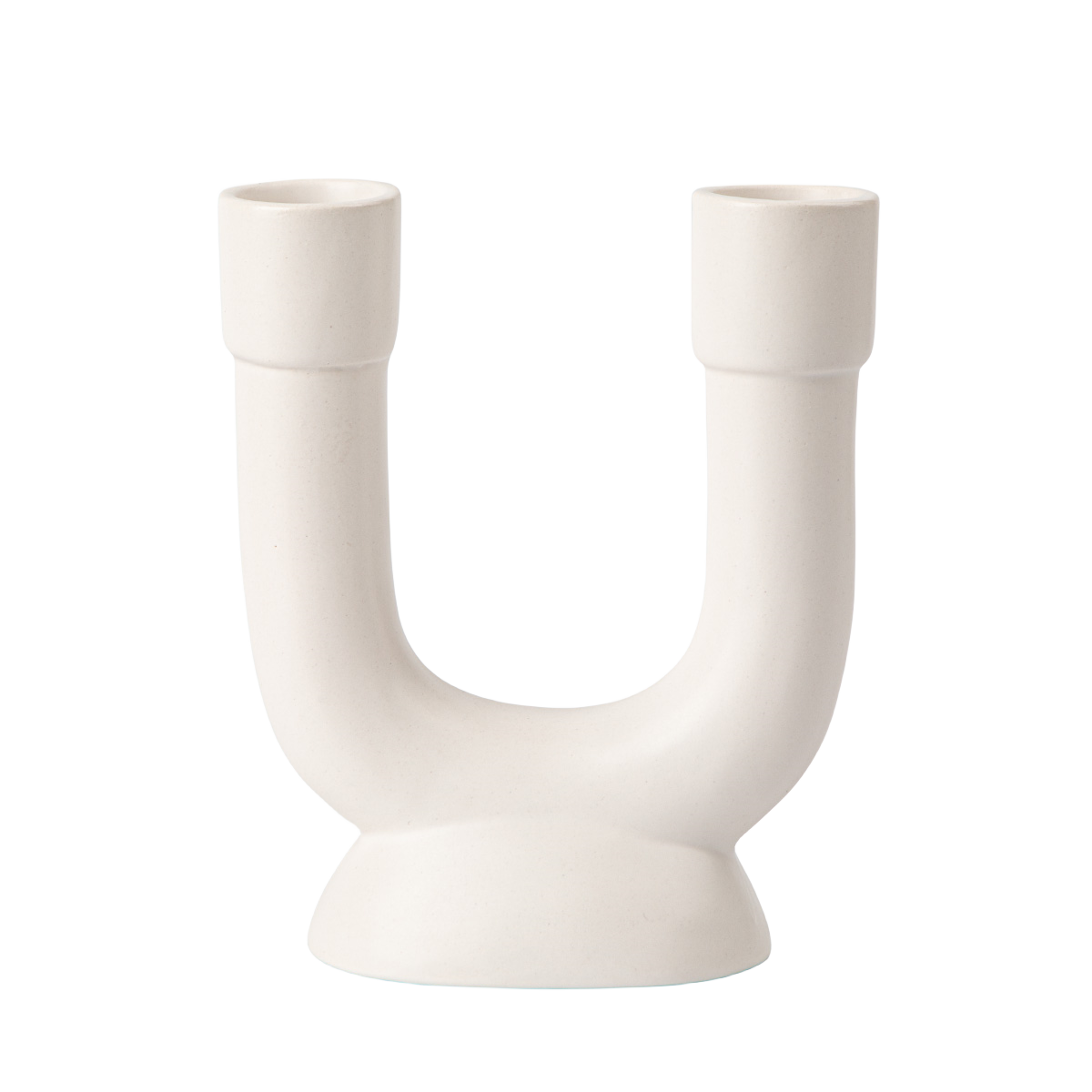 qinge Candlestick White U-Shaped Double Candle Holder Factory Prices