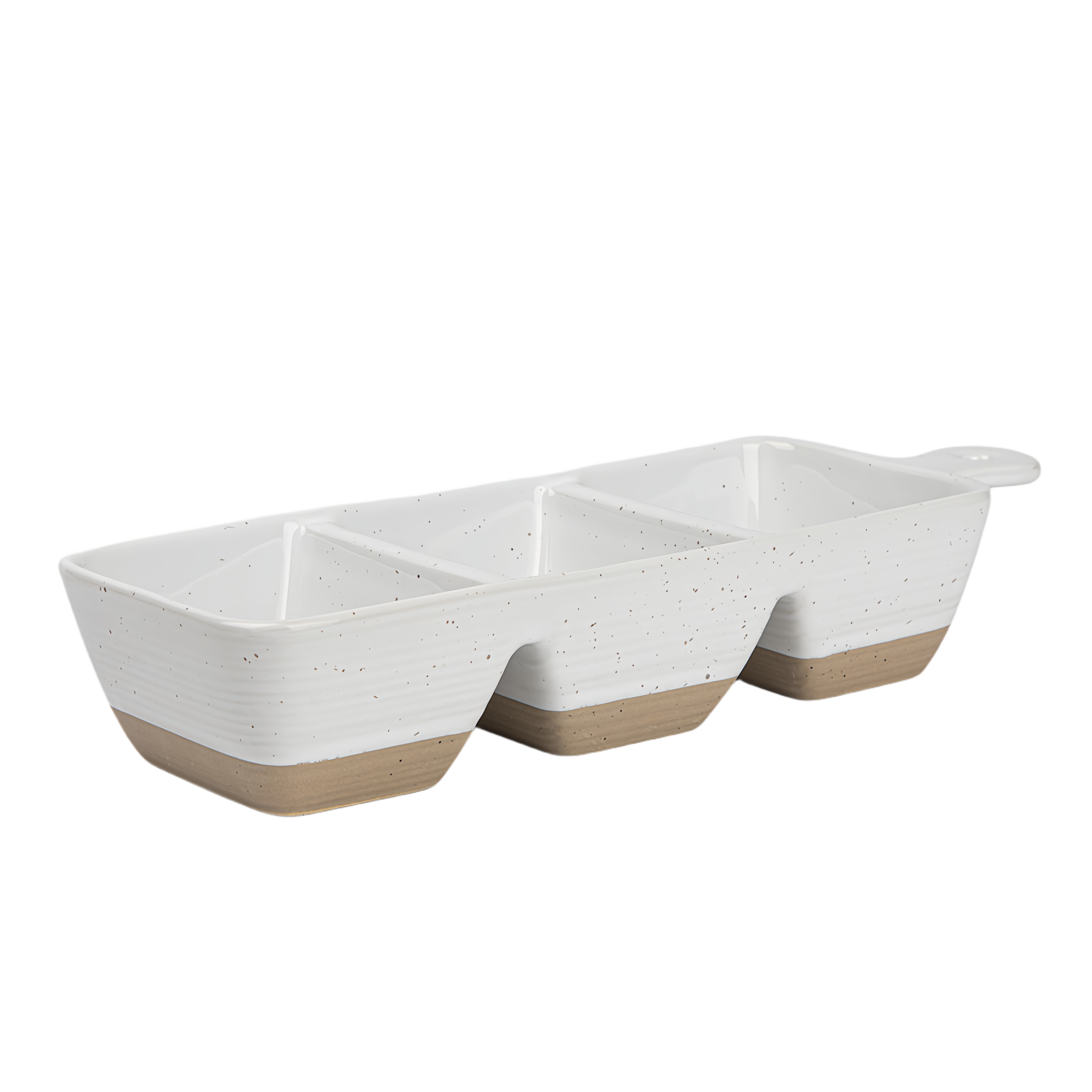 qinge Three-compartment Snack Plate