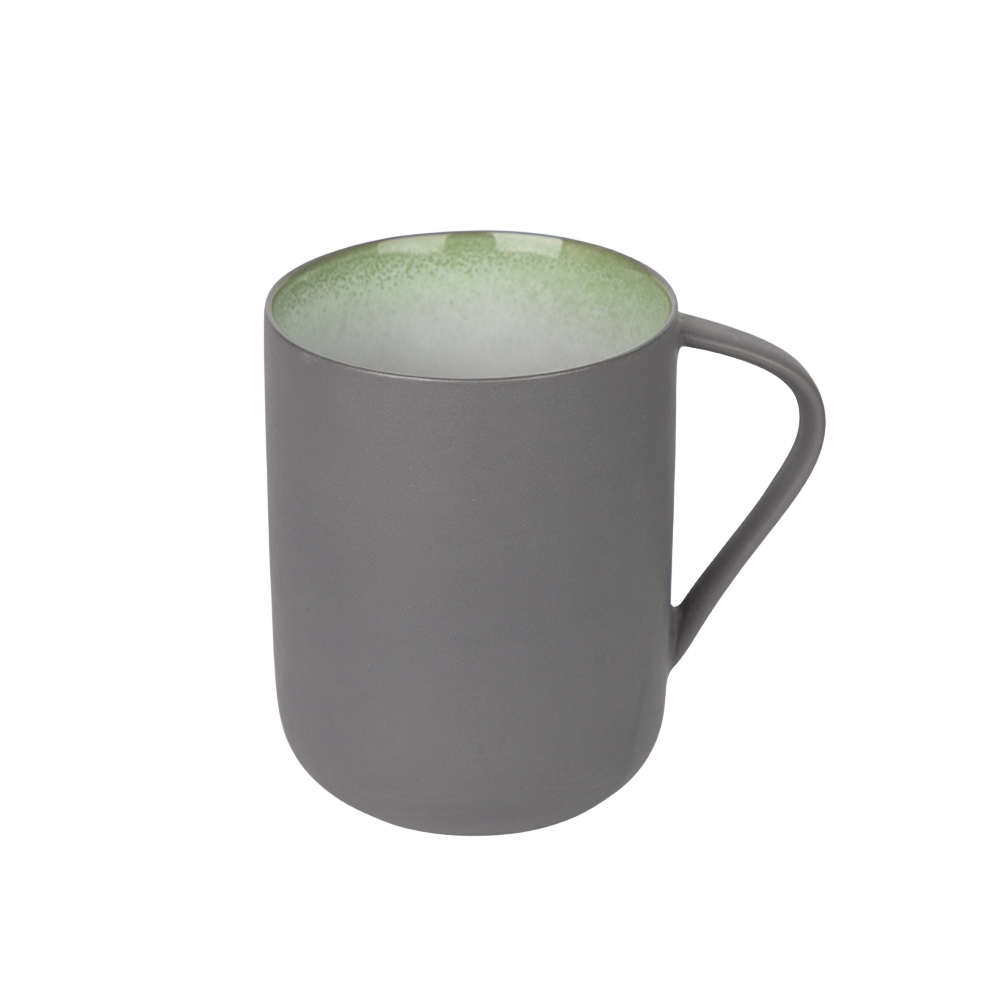 qinge Gray Outer Wall with Teal Rim Gradient Water Cup