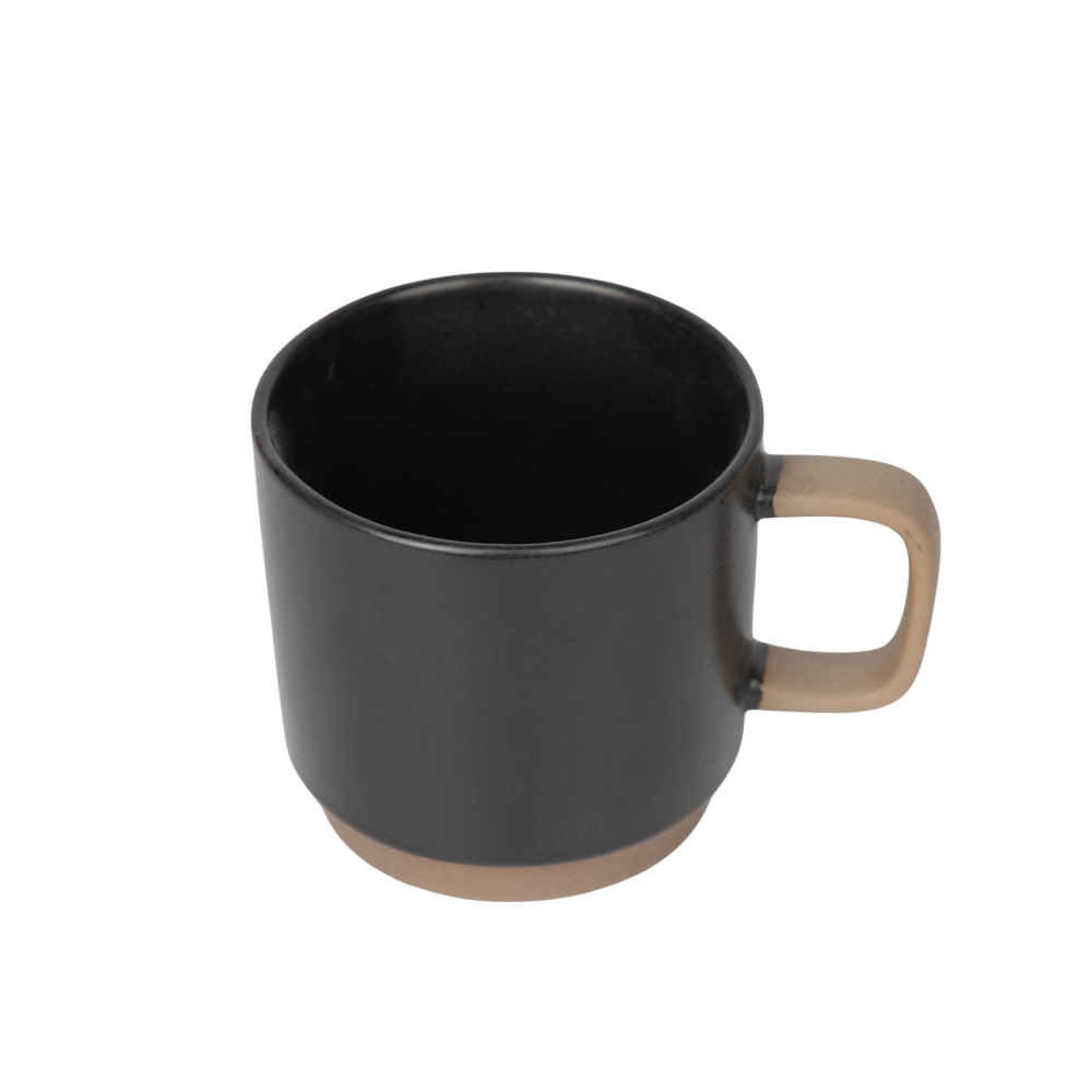 qinge Black Matte Ceramic Cup