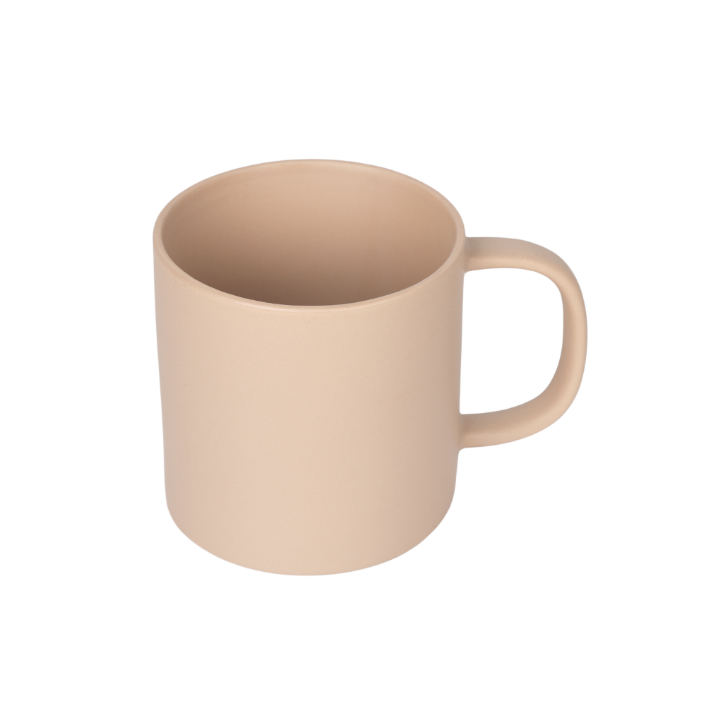 qinge Low-key Earthy Yellow Ceramic Cup
