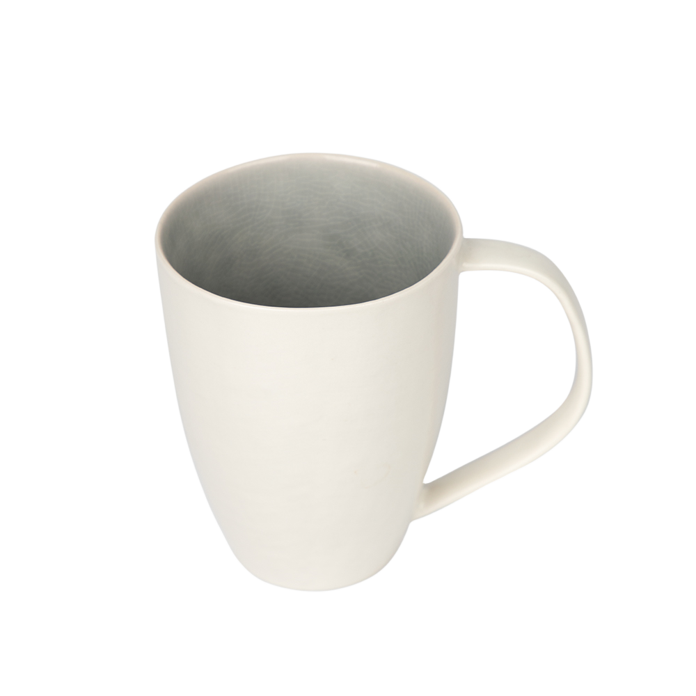 qinge Scandinavian-style Pure White Ceramic Cup