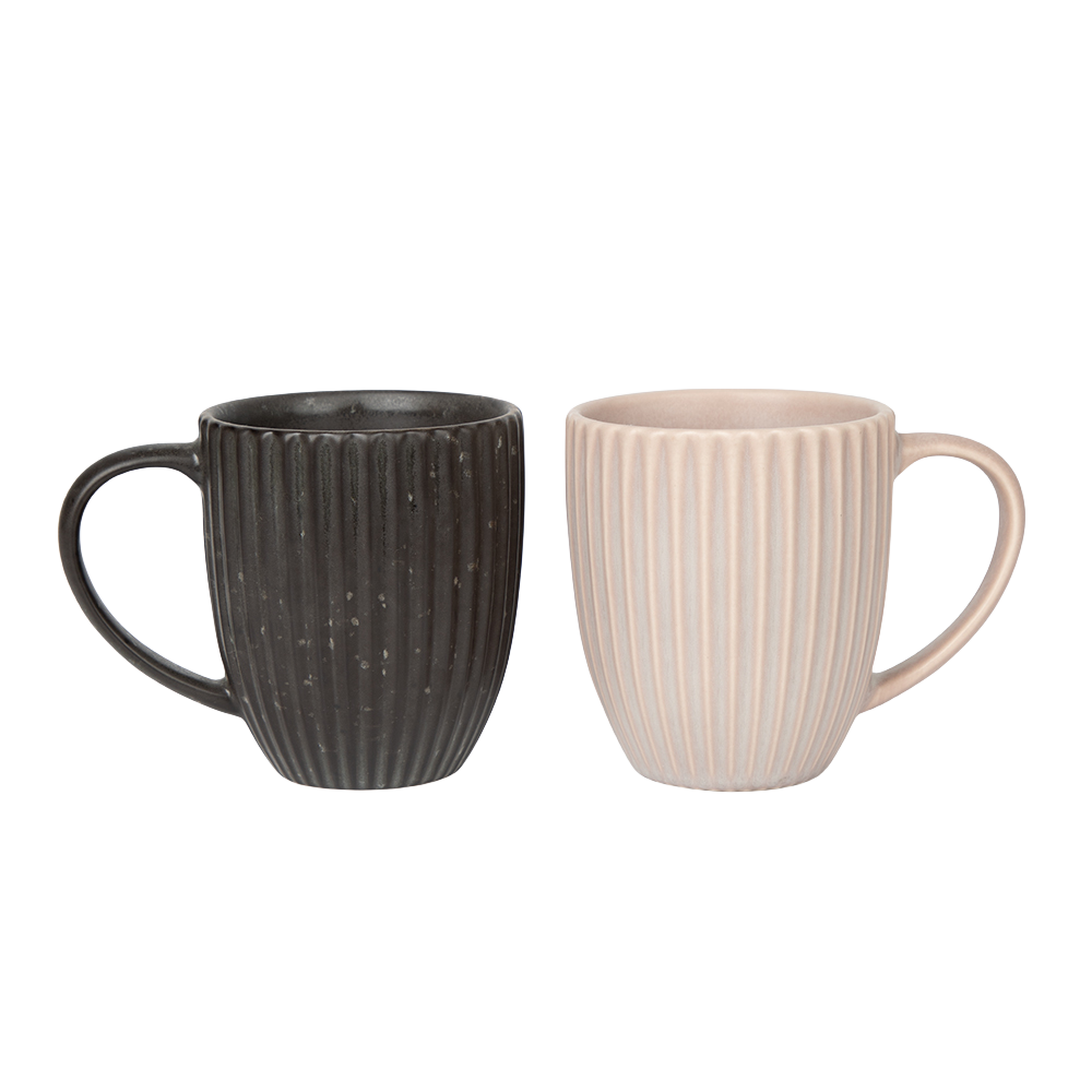 qinge Striped Coffee Ceramic Cup