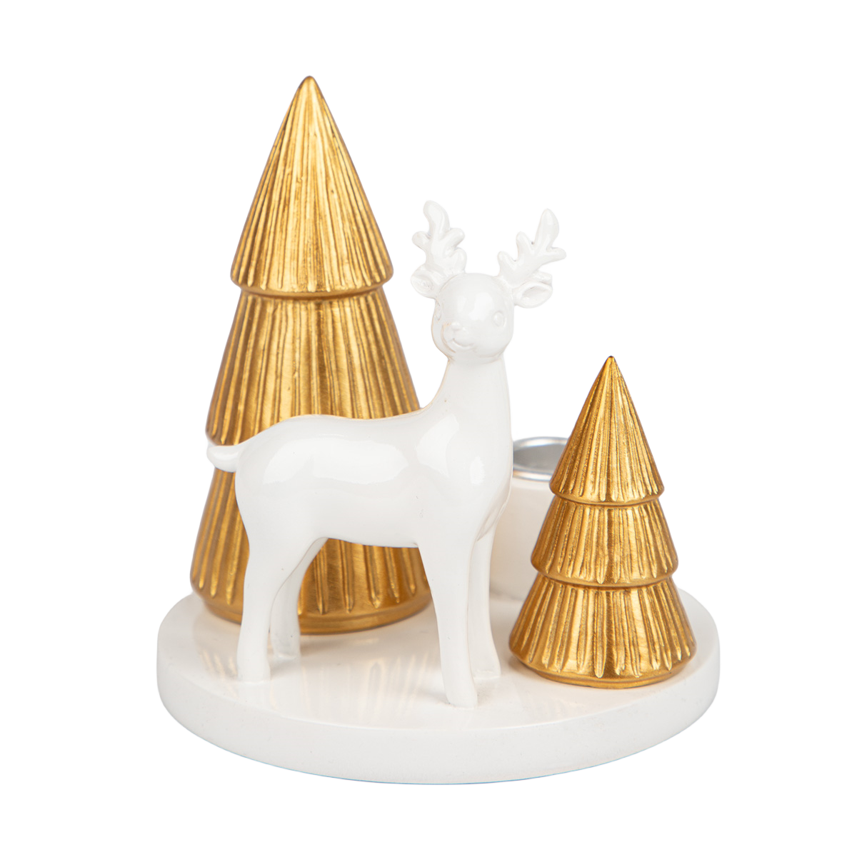 qinge Candlestick White Deer Candle Holder Factory Prices