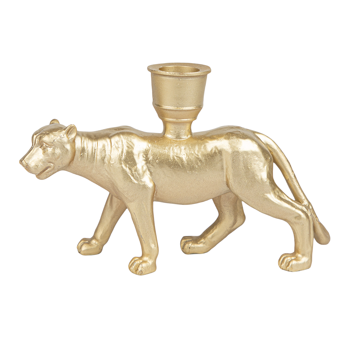 qinge Candlestick Gold Leopard Candle Holder Factory Prices